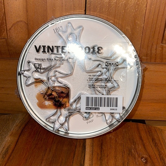 IKEA Vinter 2018 cookie cutter we set in storage ton. 5 metal cookie cutters - Picture 3 of 4